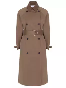 Плащ двубортный