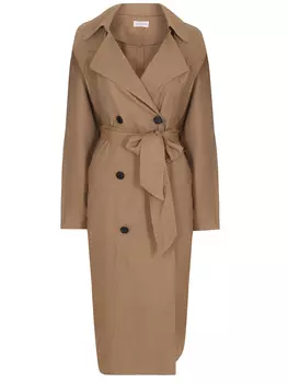 Плащ двубортный из вискозы BY MALENE BIRGER