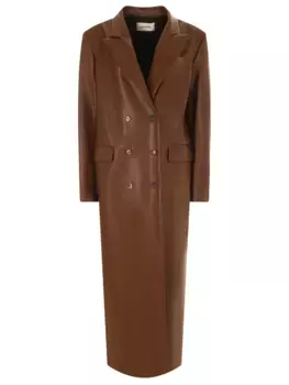 Плащ из экокожи