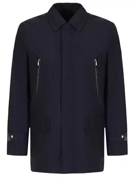 Плащ из шелка и шерсти