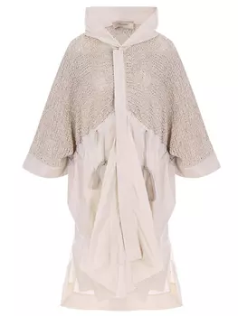 Плащ комбинированный