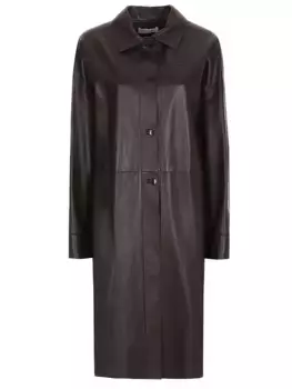 Плащ кожаный INES & MARECHAL