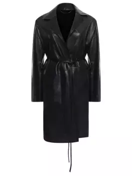 Плащ кожаный