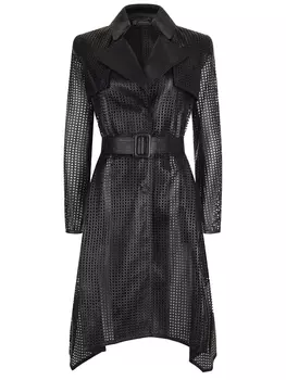 Плащ кожаный VERSACE