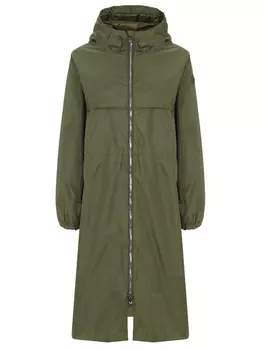 Плащ на молнии с капюшоном