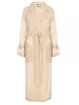 Плащ однотонный