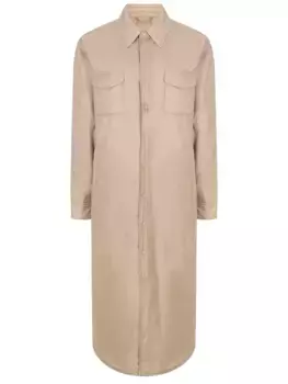 Плащ однотонный