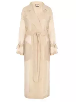 Плащ однотонный