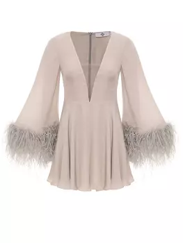 Платье Adele шелковое WHITE LILY