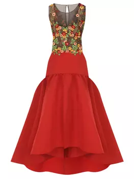 Платье асимметричное MARCHESA NOTTE
