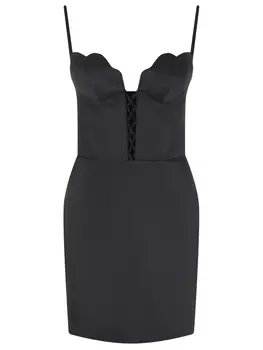 Платье атласное