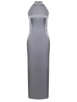 Платье атласное