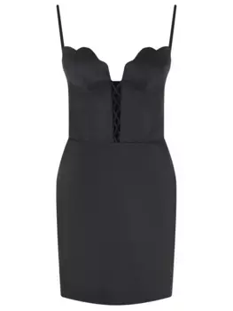 Платье атласное