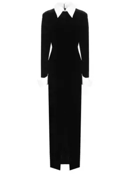 Платье бархатное