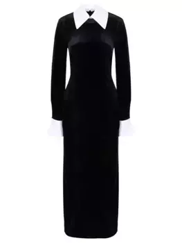 Платье бархатное