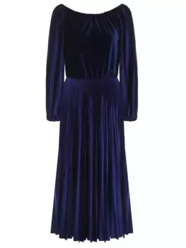 Платье бархатное