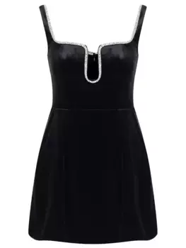 Платье бархатное