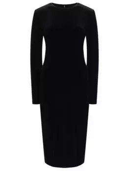 Платье бархатное