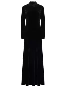 Платье бархатное