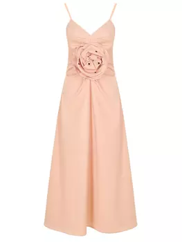 Платье Botanical Rose хлопковое WHITE LILY