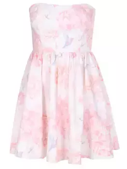 Платье-бюстье с принтом Clementine