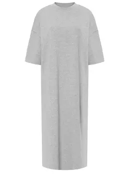 Платье-футболка Tuxtla Grey Melange хлопковое BLCV