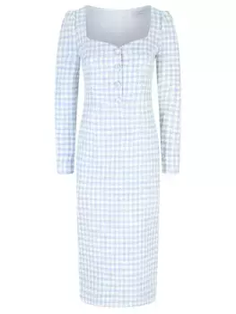 Платье-футляр хлопковое