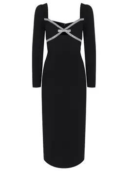 Платье-футляр из крепа SELF-PORTRAIT