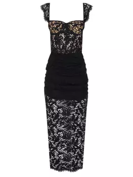 Платье-футляр из кружева MASHA UMANSKAYA