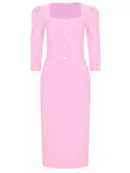 Платье-футляр из вискозы