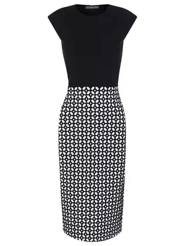 Платье-футляр из вискозы ALEXANDER MCQUEEN