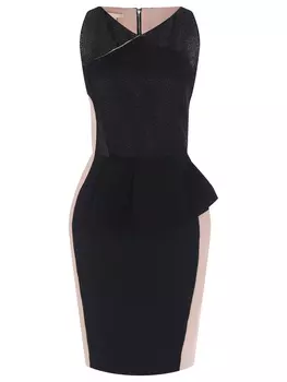 Платье-футляр из вискозы ANTONIO BERARDI