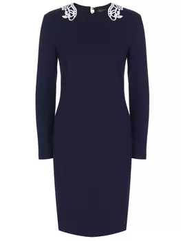 Платье-футляр из вискозы VIA TORRIANI