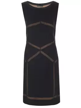 Платье-футляр льняное ALBERTA FERRETTI