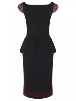 Платье-футляр с баской CHIARA BONI