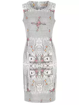 Платье-футляр с принтом PICCIONE.PICCIONE