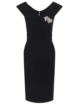 Платье-футляр шерстяное DSQUARED2