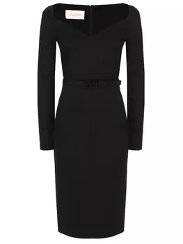 Платье-футляр шерстяное VALENTINO