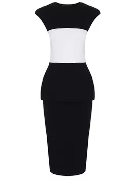 Платье-футляр трикотажное