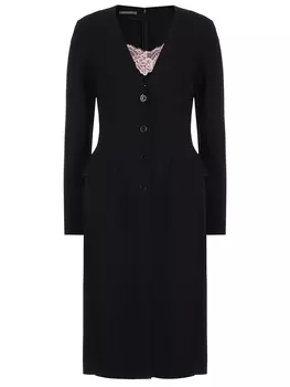 Платье-халат однотонное ALBERTA FERRETTI