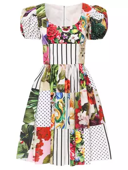 Платье хлопковое DOLCE & GABBANA