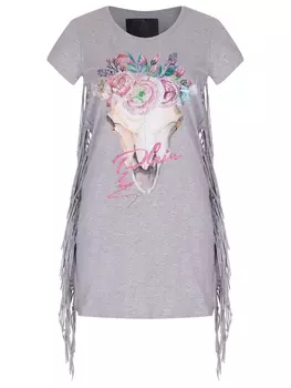 Платье хлопковое PHILIPP PLEIN