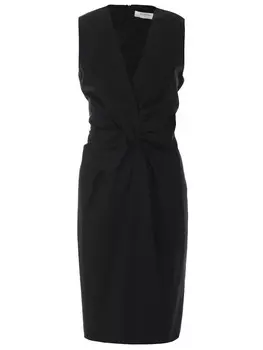 Платье хлопковое с драпировкой RED VALENTINO