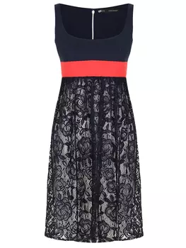 Платье хлопковое с кружевом DSQUARED2