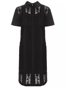 Платье хлопковое с кружевом ROCHAS