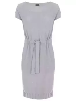 Платье хлопковое с пайетками