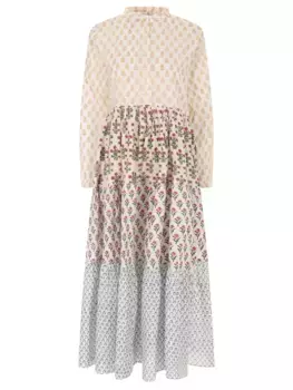 Платье хлопковое с принтом