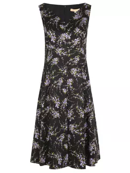 Платье хлопковое с принтом MICHAEL KORS