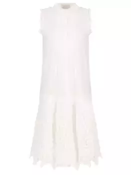 Платье хлопковое с шитьем HIGH