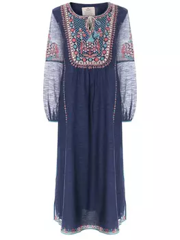 Платье хлопковое с вышивкой ANITA DONGRE